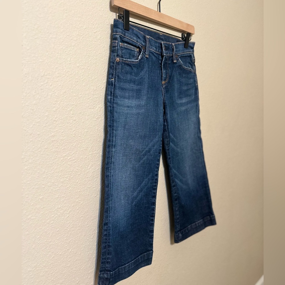 Citizens By Humanity Wide Leg Cropped Capri Size 24 - Picture 2 of 8